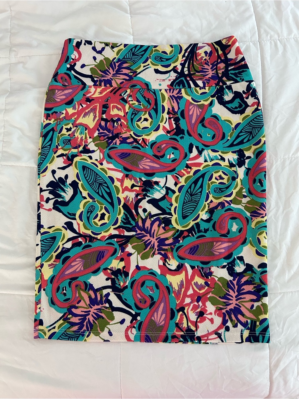 Lularoe Paisley Skirt, Size Medium